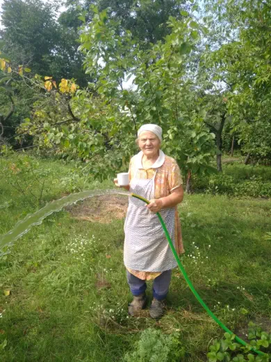 Бабуся з водою